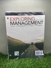 Exploring Management – Ring-bound By Schermerhorn Jr, John R – New