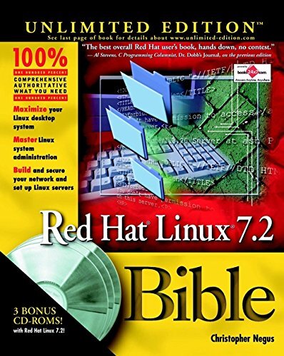 RED HAT LINUX 7.2 BIBLE By Christopher Negus *Excellent Condition*