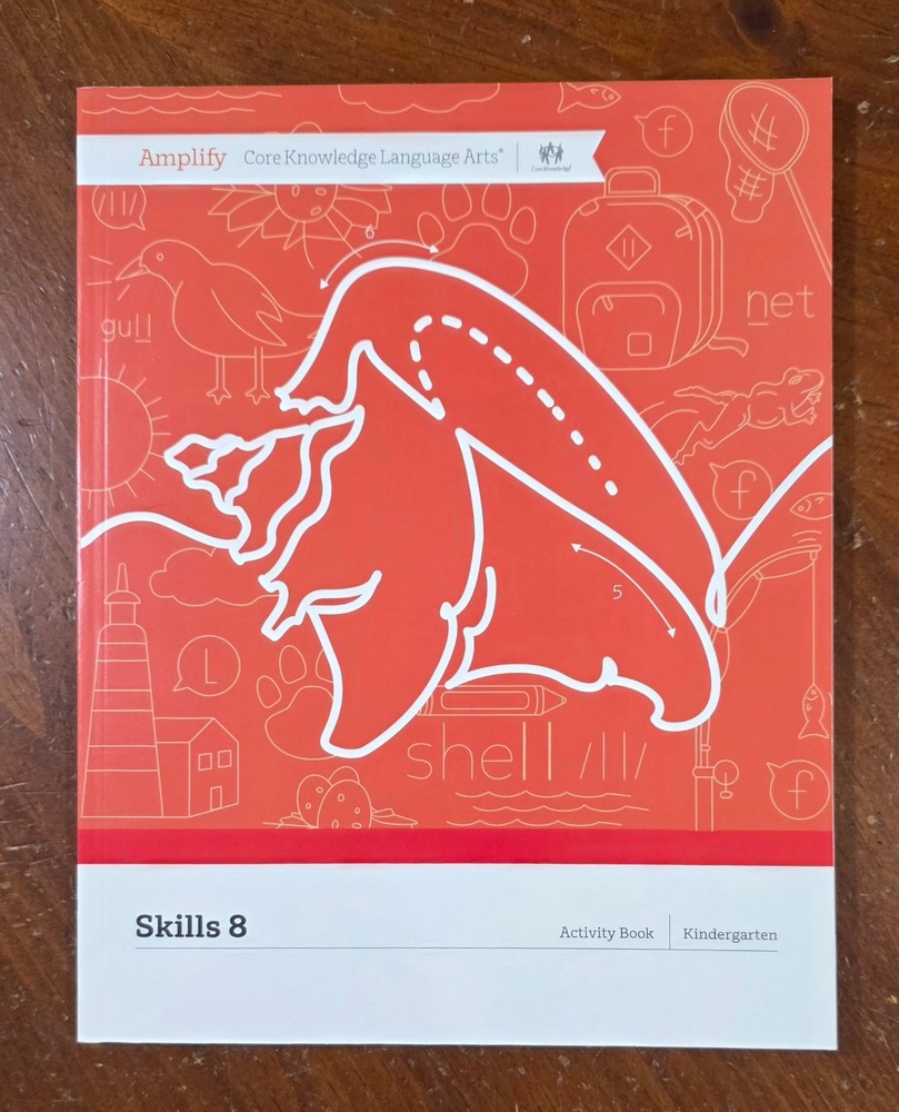 B448-3 * NEW, KINDERGARTEN AMPLIFY ACTIVITY BOOK, SKILLS 8, 9781643836805