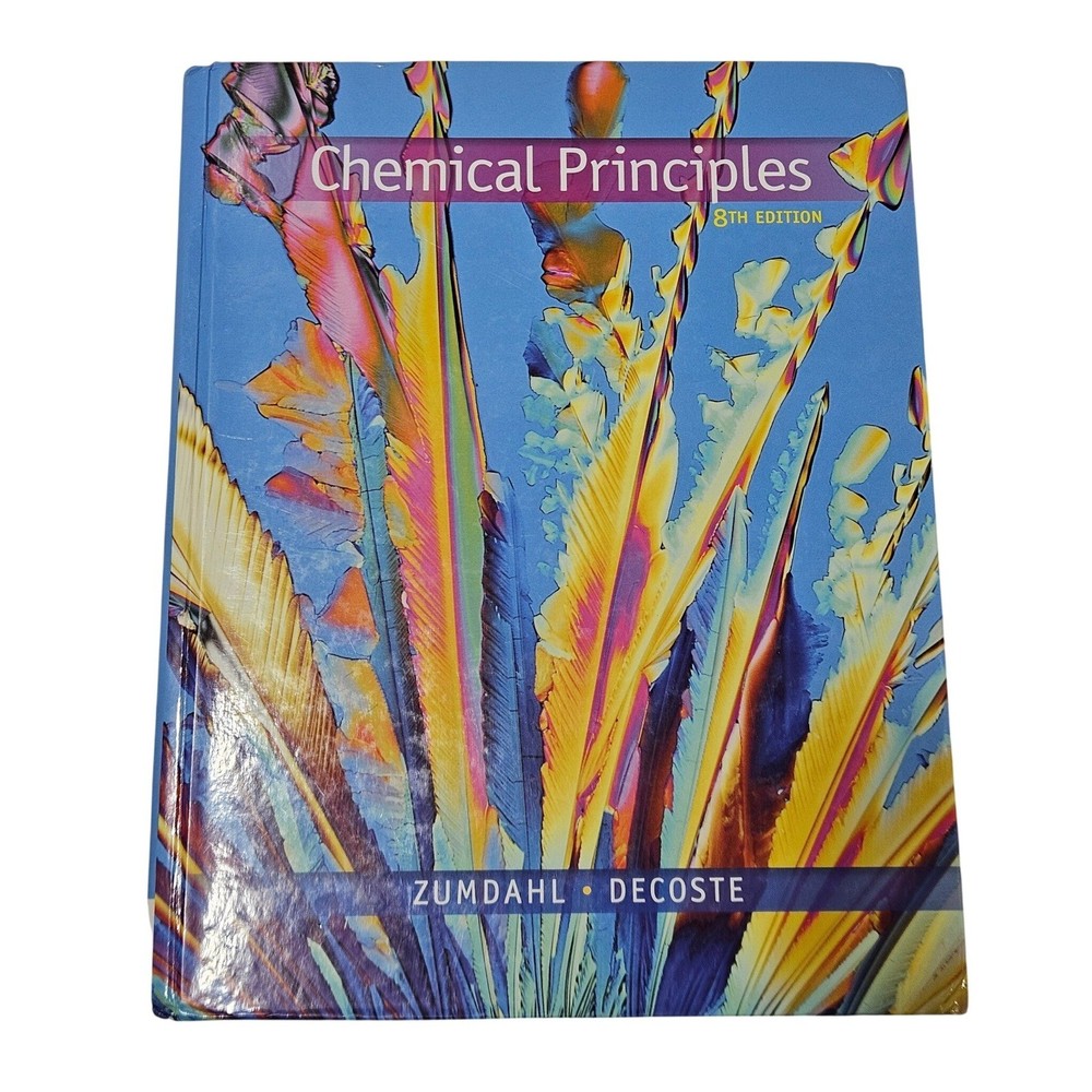 Chemical Principles Textbook Cengage Zumdahl DeCoste 8th Edition Hardcover