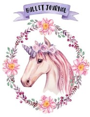 BULLET JOURNAL: UNICORN – 160 PAGES – 8.5 X 11 – PERFECT By Bullet Journals My