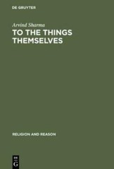 To The Things Themselves