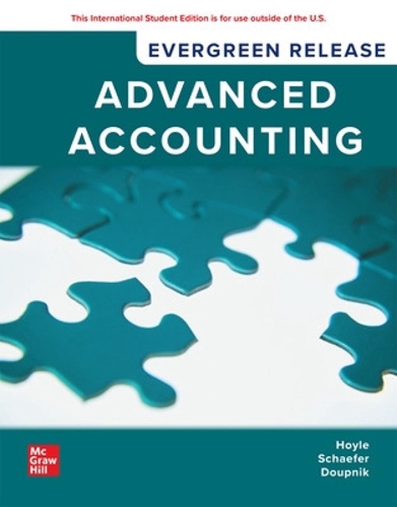 Advanced Accounting: 2026 Release ISE by Joe Ben Hoyle Paperback Book