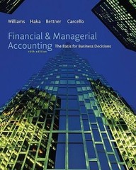 Financial & Managerial Accounting – Hardcover By Williams, Jan – VERY GOOD