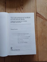 The Multi-professional Handbook of Child Sexual Abuse (paperback, 1992)- reprint