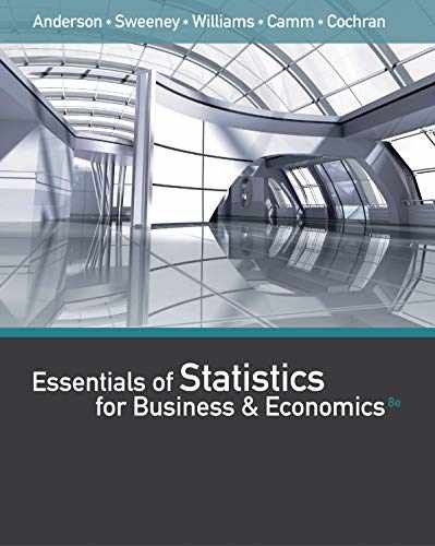 Essentials of Statistics for – Hardcover, by Anderson David R.; – Very Good