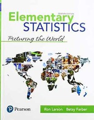 Elementary Statistics: Picturing the – Hardcover, by Larson Ron; Farber – Good