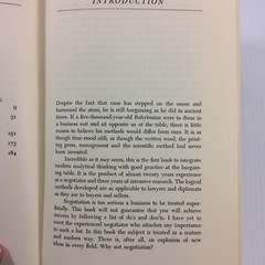 The Negotiating Game How to get what you want Vintage Book 1970