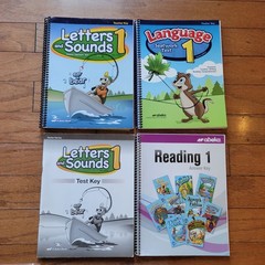 Abeka 1st Grade Math & Language Arts Teacher’s Answer Keys, 10 Books