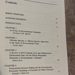 Environmental Crime and Criminality : Theoretical and Practical Issues, Paper…