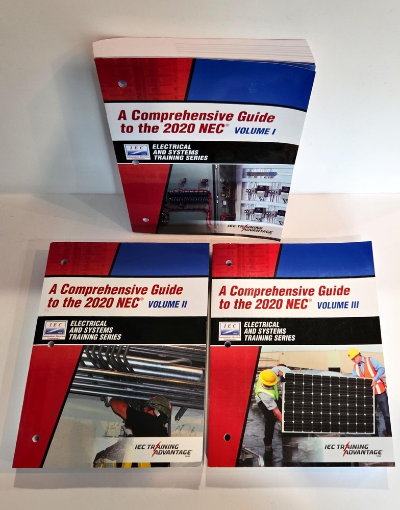 A Comprehensive Guide to the 2020 NEC Volumes 1, 2, 3 – ALL 3 Volumes