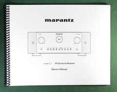 Marantz Cinema 60 Instruction Manual: 292 Pages & Protective Covers!