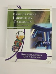 Basic Clinical Laboratory Techniques 2012 Sixth Edition Paperback Estridge