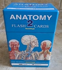 QuickStudy Anatomy Flashcards 2 by Vincent Perez 300 count, 14 Systems