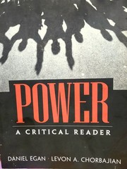 Power : A Critical Reader by Levon Chorbajian (2004, Trade Paperback)