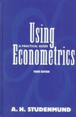 Using Econometrics: A Practica – VERY GOOD
