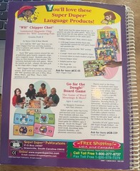 Vintage 2002 Supe Duper Educational Spiral Book Therapy Material 17 Fun Sheets