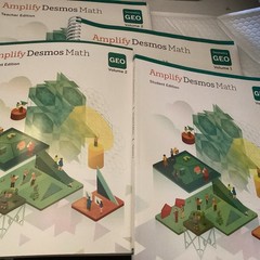 Lot 4 Amplify Desmos Math GEOMETRY Teacher Student Ed Vol 1&2