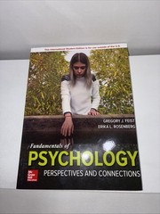 Fundamentals of Psychology: Perspectives and Connections, By Gregory Feist