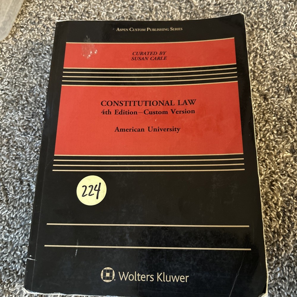 American Constitutional Law Book Fourth Edition