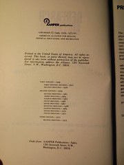 Research Methods in Health, Physical Education, Recreation 1975