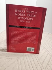 The Who’s Who of Nobel Prize Winners 1901-2000: Fourth Edition, Sherby, Louise S