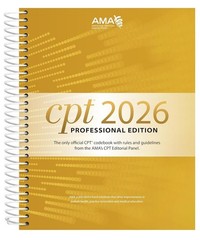 CPT Professional 2026 by American Medical Association Spiral Bound BRAND NEW