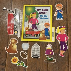 Frog Street Press Story Folders Complete Set of 34 Pre-K Magnetic Bilingual