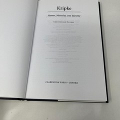 Kripke: Names, Necessity, and Identity by Christpher Hughes HC