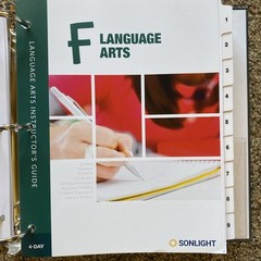 Sonlight Core F: Instructor Guide + Language Arts IG/ Student Sheets +books-part