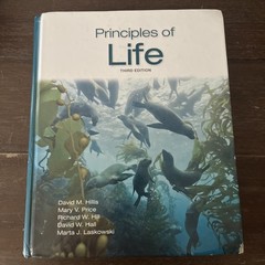 Principles Of Life, Third Ed; Hillis, Price, ISBN 9781319017712 Hardcover