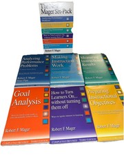 The New Mager Six-Pack Robert F. Mager 1997 Paperback Third Edition **
