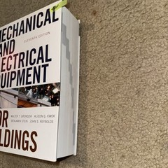 Mechanical and Electrical Equipment for Buildings Hardcover