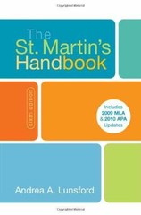 The St. Martin’s Handbook with 2009 – Hardcover, by Lunsford Andrea A. – Good