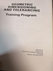Geometric Dimensioning & Tolerancing Training Program Spiral Bound Book Vtg 1986