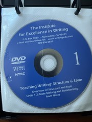 IEW-Teaching Writing: Structure and Style Workbook Binder /DVD Set + Am. History