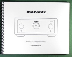 Marantz Model 10 Instruction Manual: 73 Pages & Protective Covers!