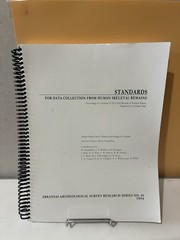 Standards fro Data Collection From Human Skeletal Remains No.44, 1994
