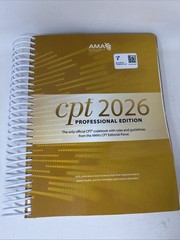 CPT Professional 2026 by American Medical Association (English) Spiral Book