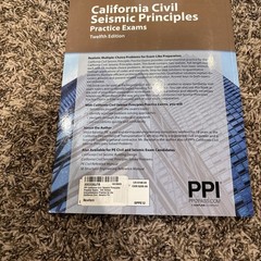 PPI California Civil Seismic Principles Solved Problems, 12th Edition