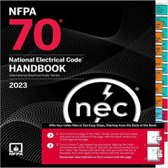 NFPA 70, National Electrical Code Handbook, 2023 Edition, with Tabs Hardcover