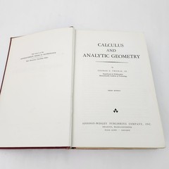 Calculus and Analytic Geometry by George B. Thomas Jr. 1962 Hardcover