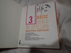 1964 Basic Goals in Spelling 3, 2nd Edition Webster Edition – ex school book