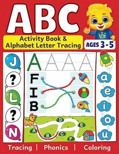 ABC Activity Book & Alphabet Letter – Paperback, by by RV AppStudios – Very Good