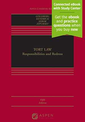 Tort Law: Responsibilities and Redress – Hardcover, by John C. P. – Acceptable