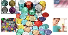 Shimmering Classroom Incentive Coins – 144 Caught Being Good Tokens (1.25 Inch)