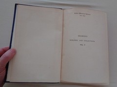 Remarks and Collections of Thomas Hearne vol. V Rannie 1901 Oxford Historical So