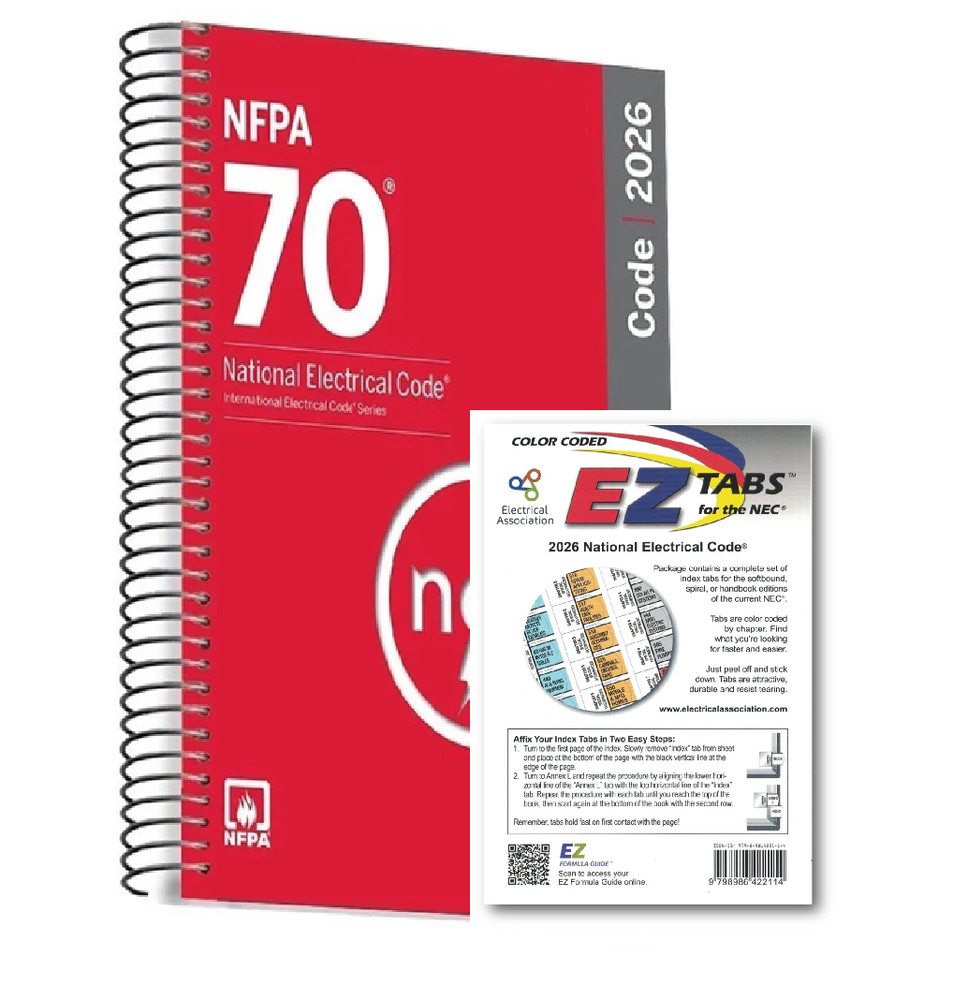 National Electrical Code 2026 Spiral + EZ tab 2026 USA STOCK