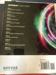 enVision Geometry Student edition