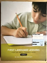 First Language Lessons for the Well Trained Mind Level 3 Instructor Guide